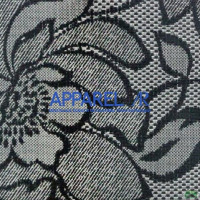 Ткань Рогожка Arkadia Flowers Grey