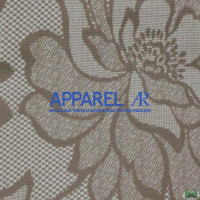 Ткань Рогожка Arkadia Flowers Light Brown
