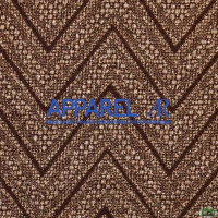 Ткань Рогожка Best Geometry Brown