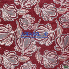 Тканина Шеніл Canada Flowers Bordo