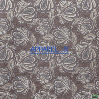 Ткань Шенилл Canada Flowers Brown
