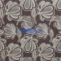 Ткань Шенилл Canada Flowers Chocolate
