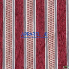Тканина Шеніл Canada Stripe Bordo