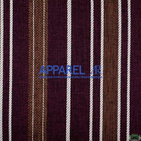 Ткань Рогожка Flax Stripe 04