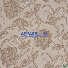 Тканина Рогожка Geneva Flowers Beige 06