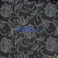 Ткань Рогожка Geneva Flowers Grey 11