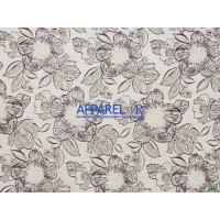Ткань Жаккард Jasmin Flowers Beige