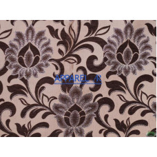 Тканина Жаккард Kristal Flowers Brown 38