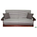 Ткань Рогожка Lumins Stripe Dark Brown