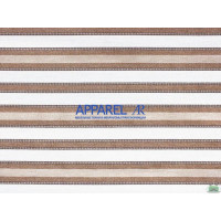 Ткань Рогожка Lumins Stripe White