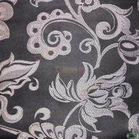 Ткань Жаккард Paula Black Rose