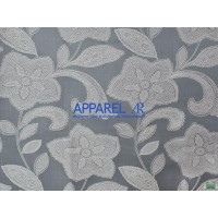 Ткань Жаккард Renuar Flowers Grey