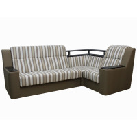 Угловой диван Фабрика "Киев" Шарль угол справа ткань 4 Коричневый