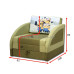 Детский диван Магик 80 мультик фабрика Вика
